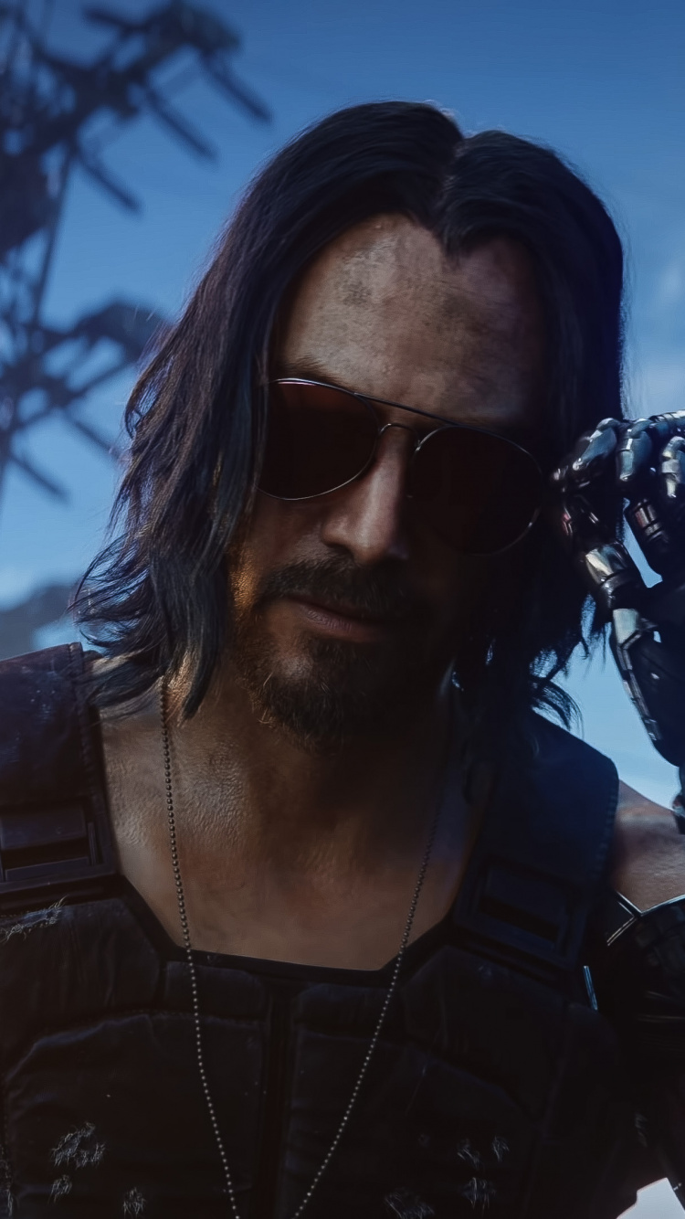 Keanu Reeves, Cyberpunk 2077, Cool, Videojuego, Red Dead Redemption. Wallpaper in 750x1334 Resolution
