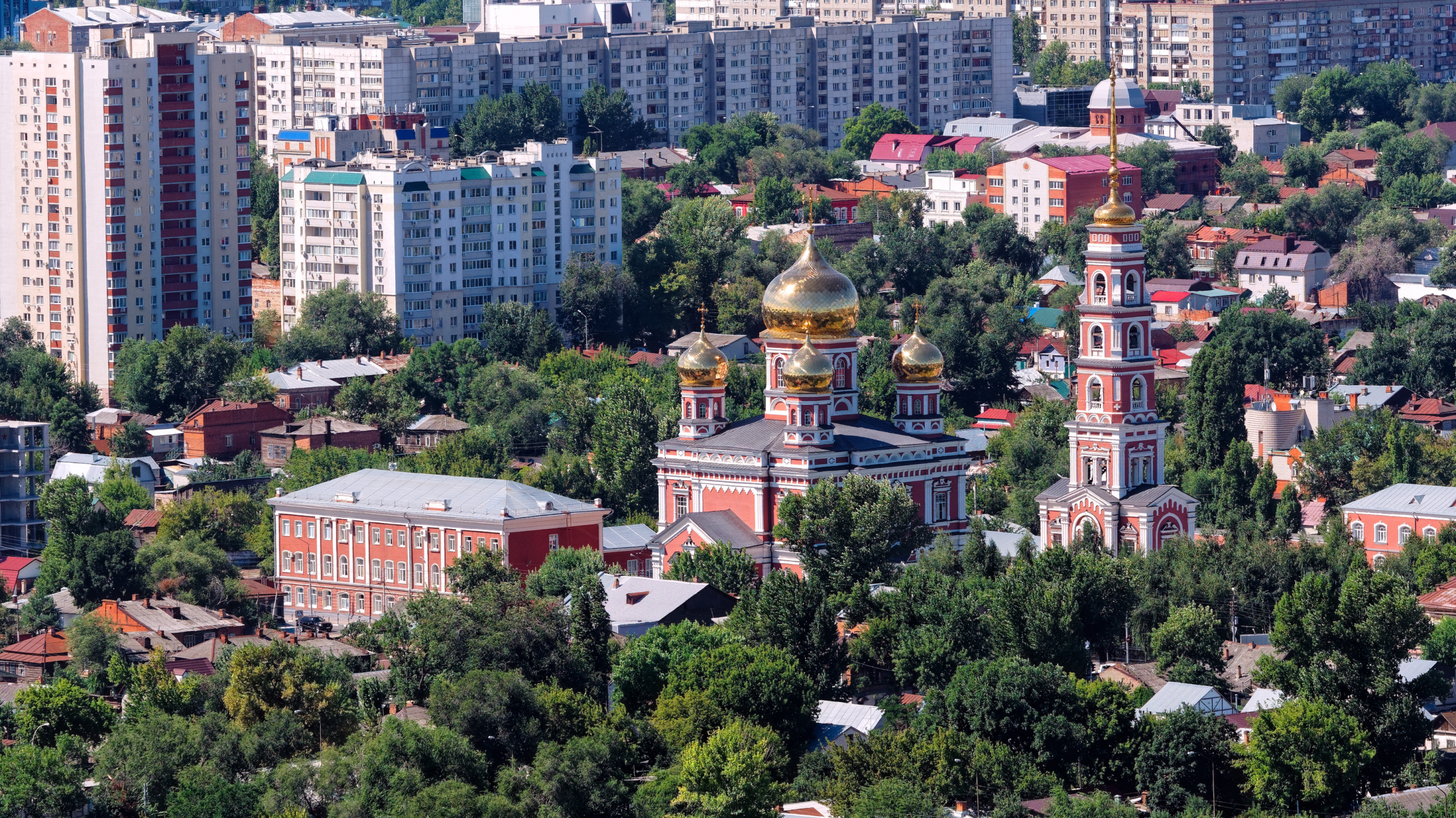 Aerial View of City Buildings During Daytime. Wallpaper in 2560x1440 Resolution