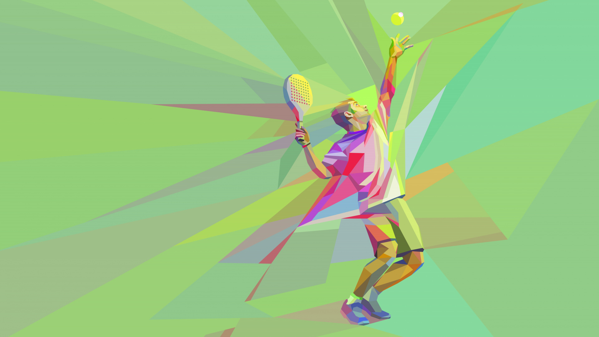 网球, 图形设计, 艺术, 温布尔登网球赛的冠军, 乐趣 壁纸 1920x1080 允许