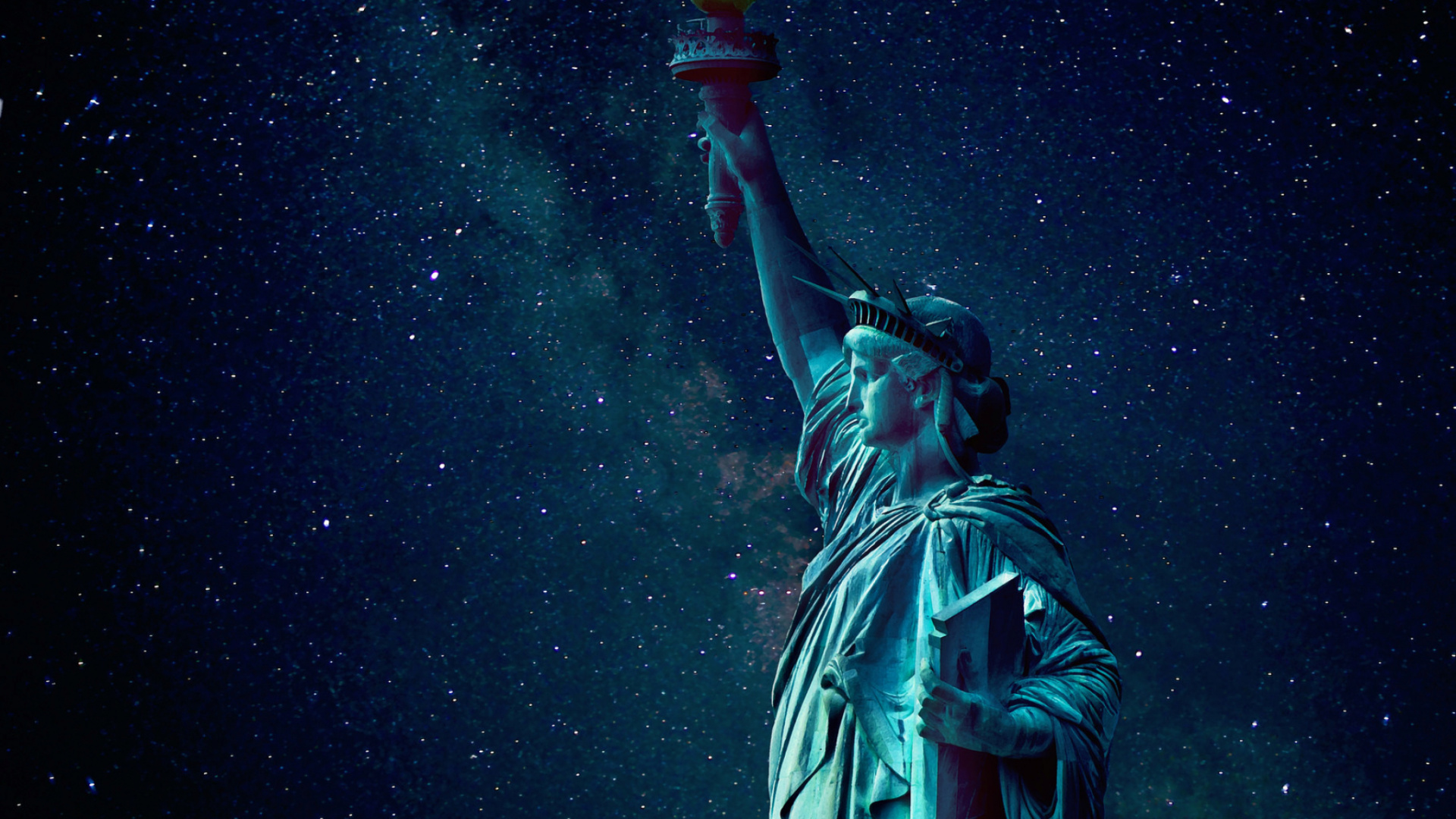 Frau im Grünen Kleid Mit Grünen Lichtern. Wallpaper in 1920x1080 Resolution