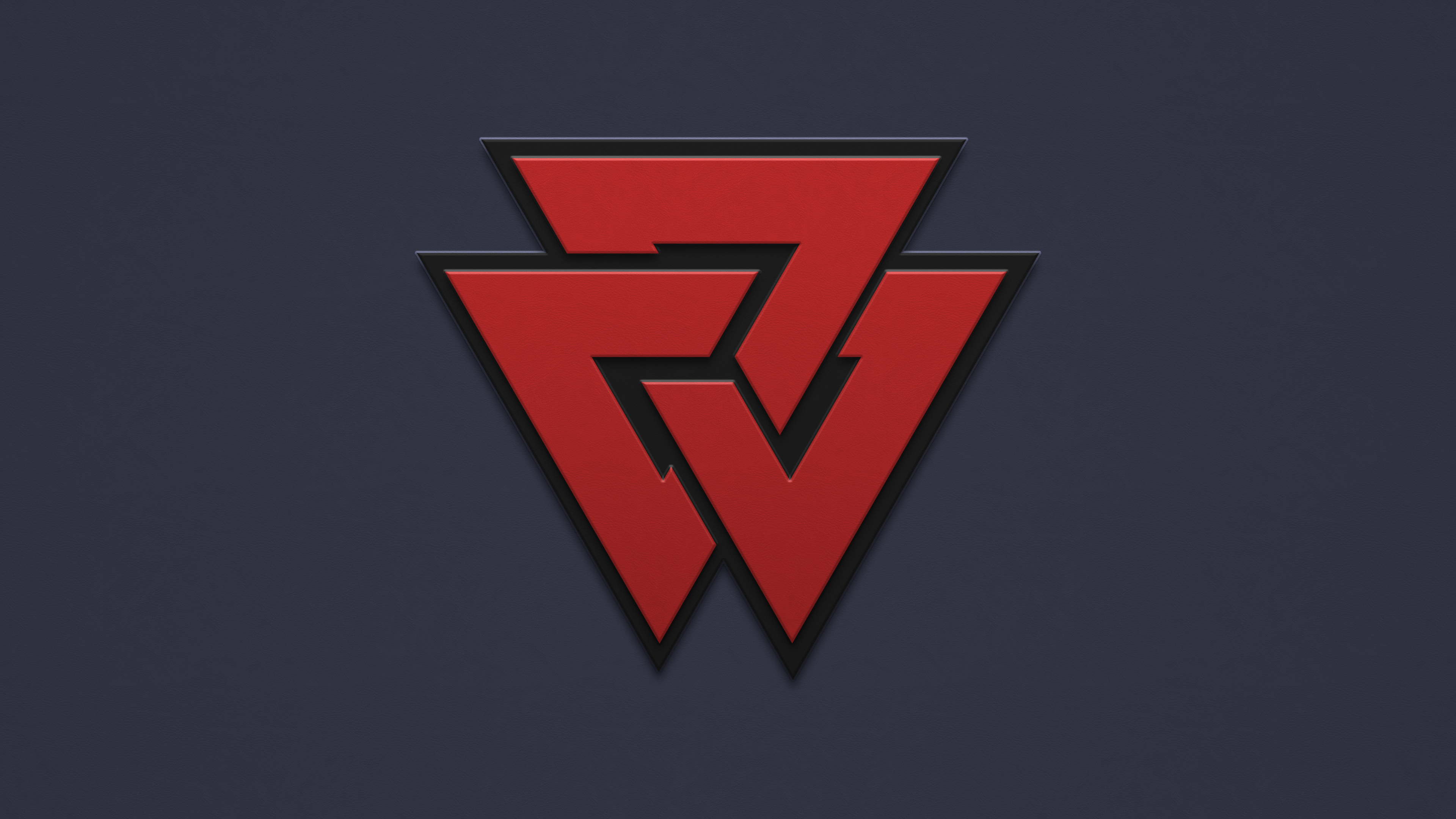 Red and White Star Logo. Wallpaper in 3840x2160 Resolution