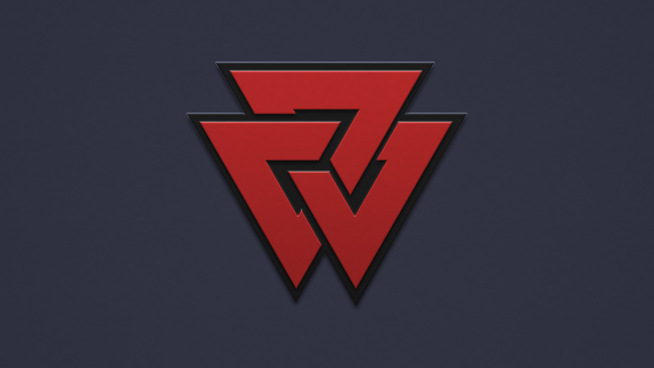 Logo Étoile Rouge et Blanc. Wallpaper in 1280x720 Resolution