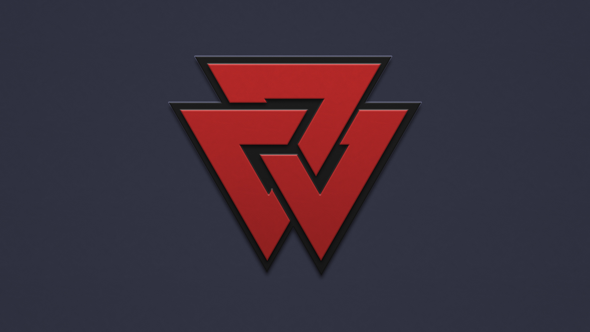 Logo Étoile Rouge et Blanc. Wallpaper in 1920x1080 Resolution