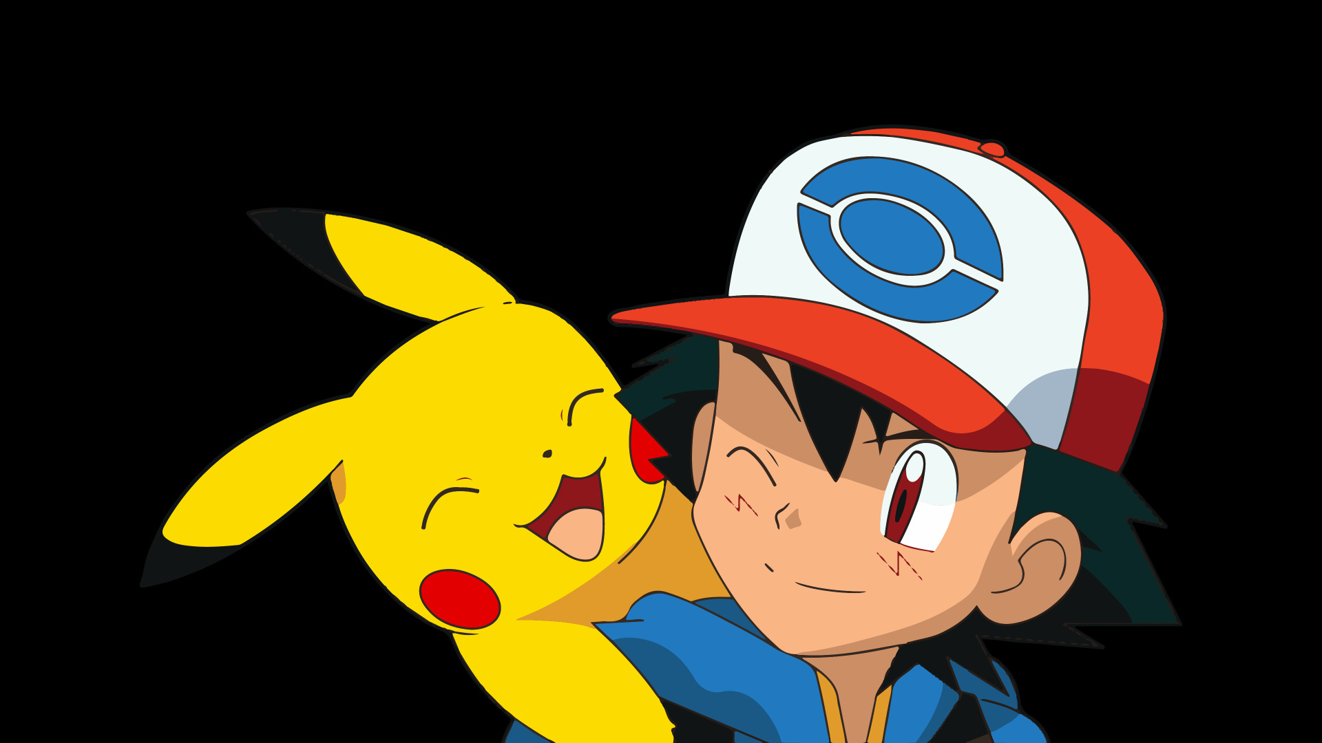 Pikachu, Pokemon Go, Caricatura, Bilibili, Ashs Pikachu. Wallpaper in 1920x1080 Resolution