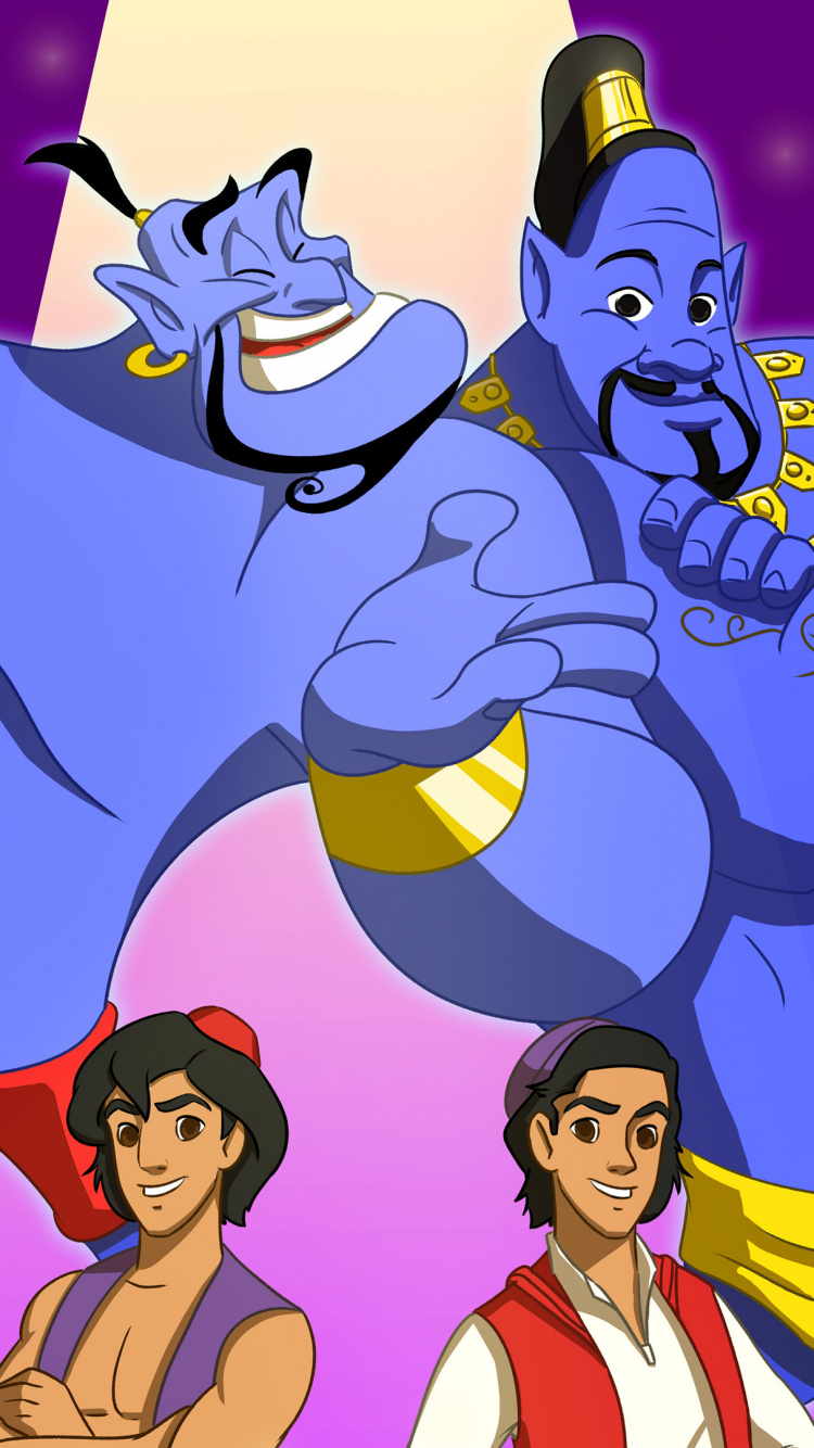 Mann in Blauer Und Roter Anzug-Cartoon-Figur. Wallpaper in 750x1334 Resolution