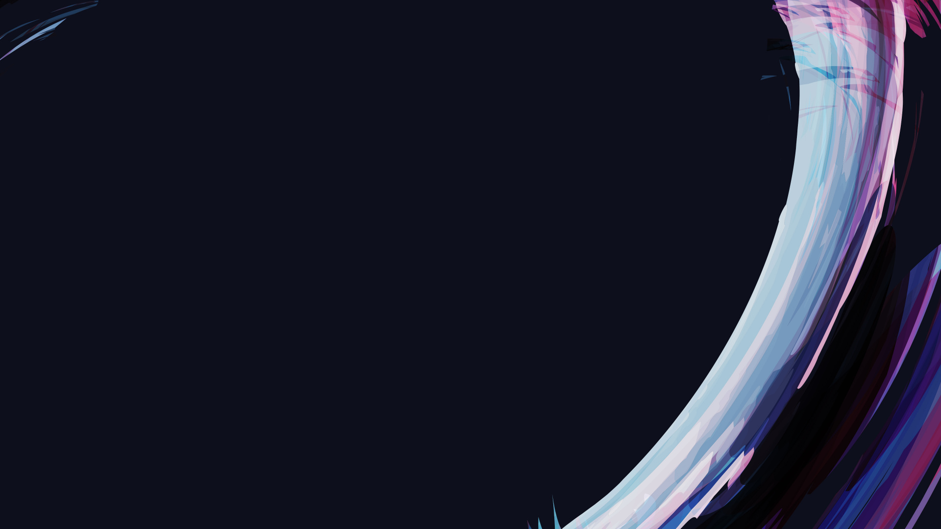 White Light on Black Background. Wallpaper in 1920x1080 Resolution