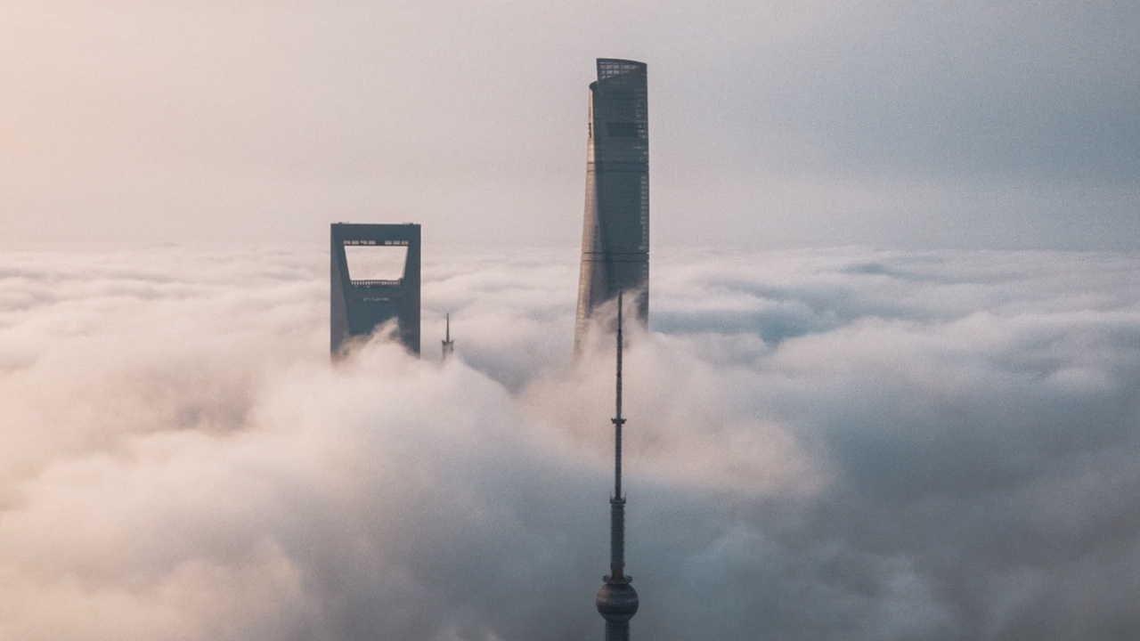 Cloud, Shanghai, Standing, Tower, Natural Landscape. Wallpaper in 1280x720 Resolution