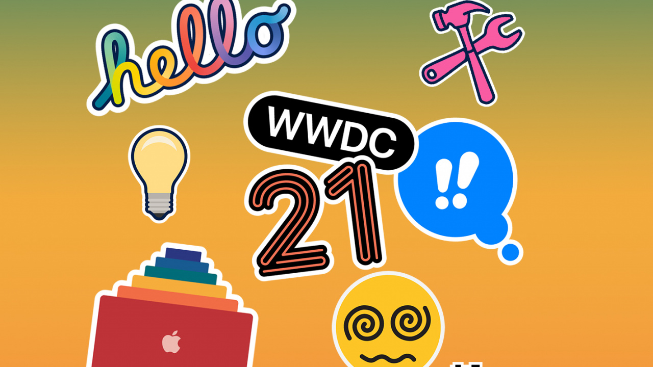 Apples, Apple, IPhone, WWDC21, Orange. Wallpaper in 1280x720 Resolution