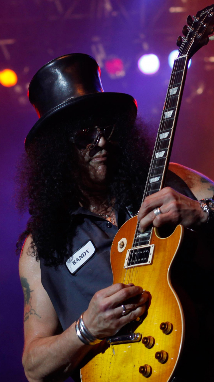 Guns N Roses, Guitar, Guitarist, String Instrument, Musician. Wallpaper in 750x1334 Resolution