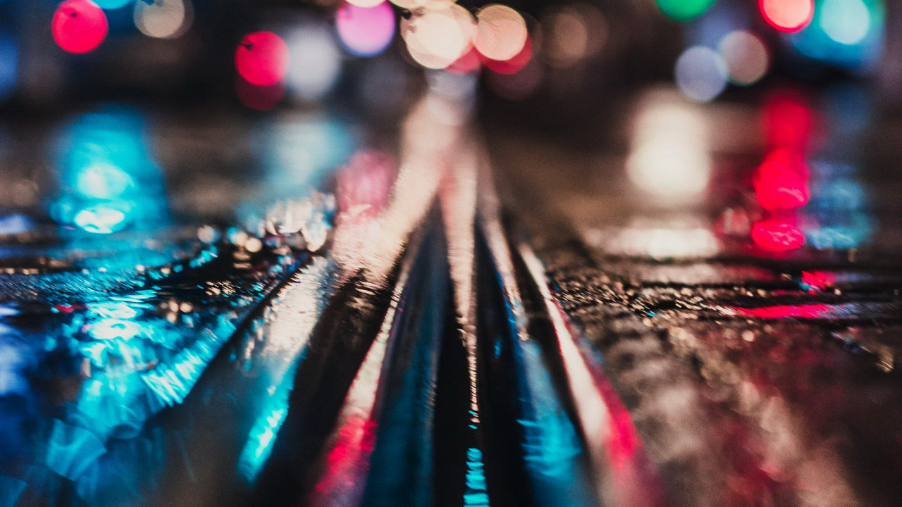 Licht, Kunst, Wasser, Farbigkeit, Automotive Lighting. Wallpaper in 1280x720 Resolution