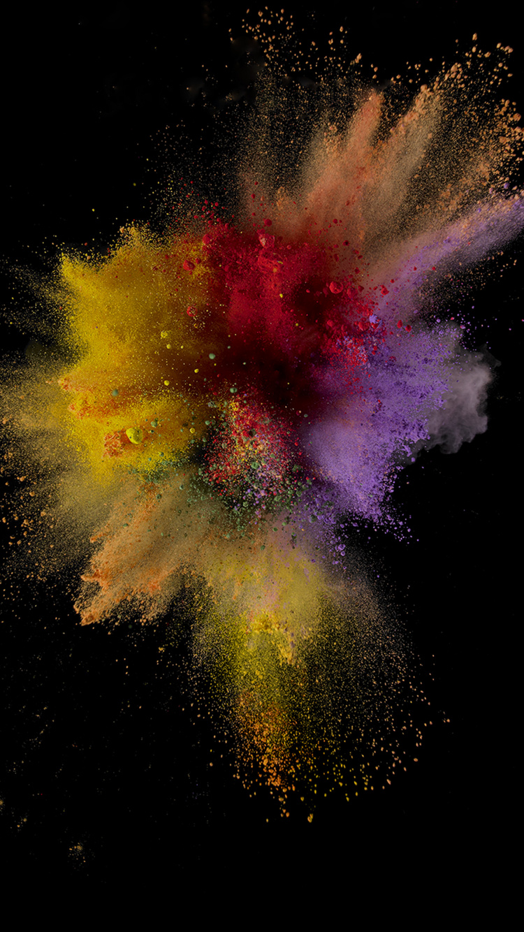 Polvo Amarillo Verde y Rosa. Wallpaper in 750x1334 Resolution