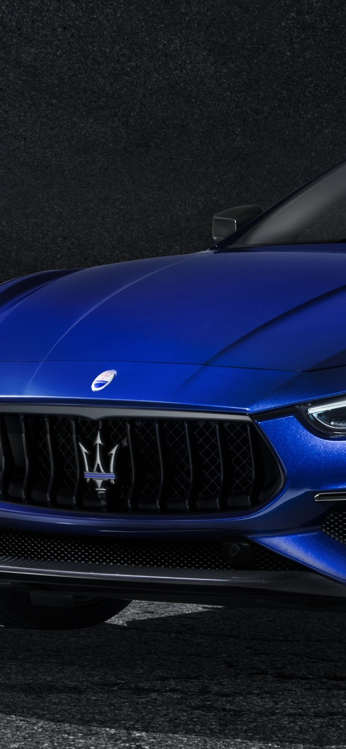 Blau Bmw m3 Coupe. Wallpaper in 1125x2436 Resolution