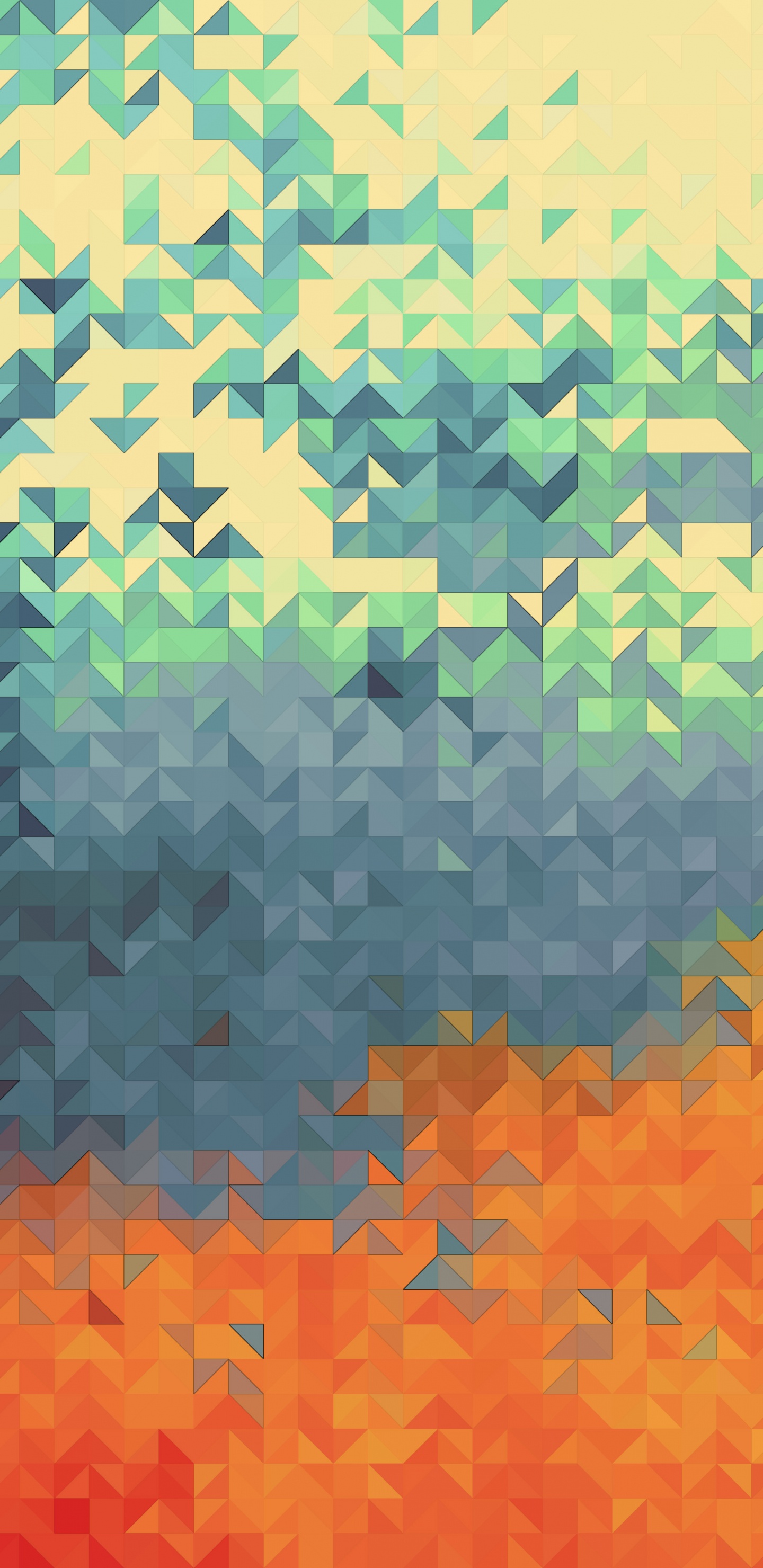 当代艺术, 抽象艺术, 橙色, 天空, 艺术 壁纸 1440x2960 允许