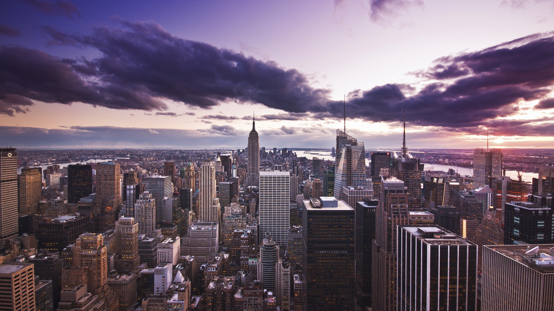 City Skyline Under Blue Sky During Daytime. Wallpaper in 1920x1080 Resolution