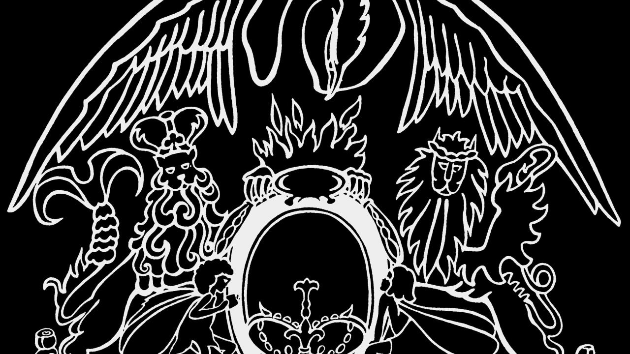 Queen, Illustration, Graphic Design, Phonograph Record, Design. Wallpaper in 1280x720 Resolution