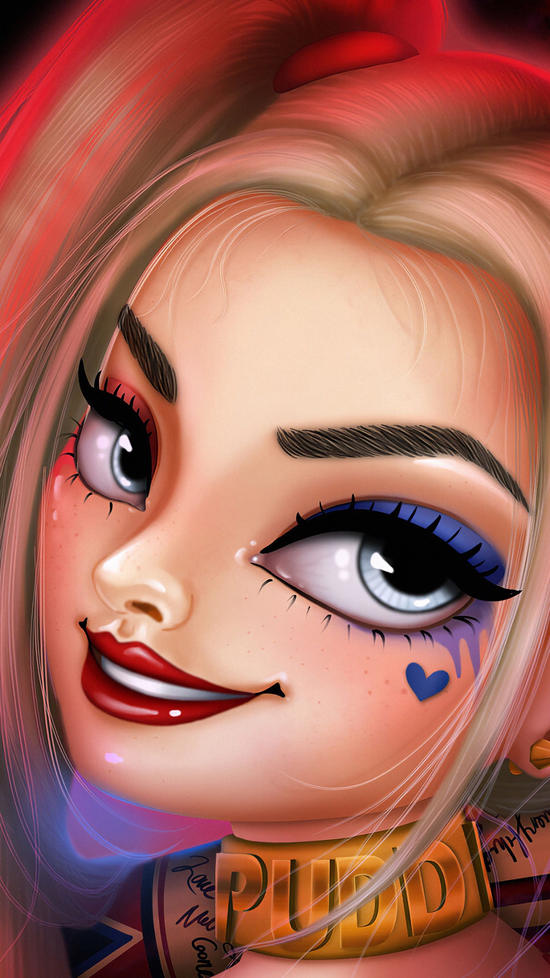 Woman With Blonde Hair Anime Character. Wallpaper in 1080x1920 Resolution