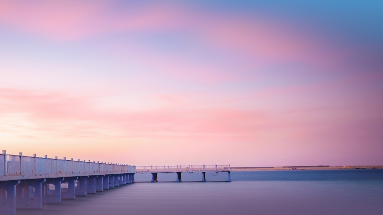 Huawei, Huawei Nova, Huawei Nova 3, Water, Dusk. Wallpaper in 1280x720 Resolution