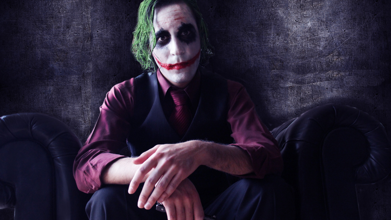 蝙蝠侠, 超级大, 紫色的, 手, 电视 壁纸 1366x768 允许