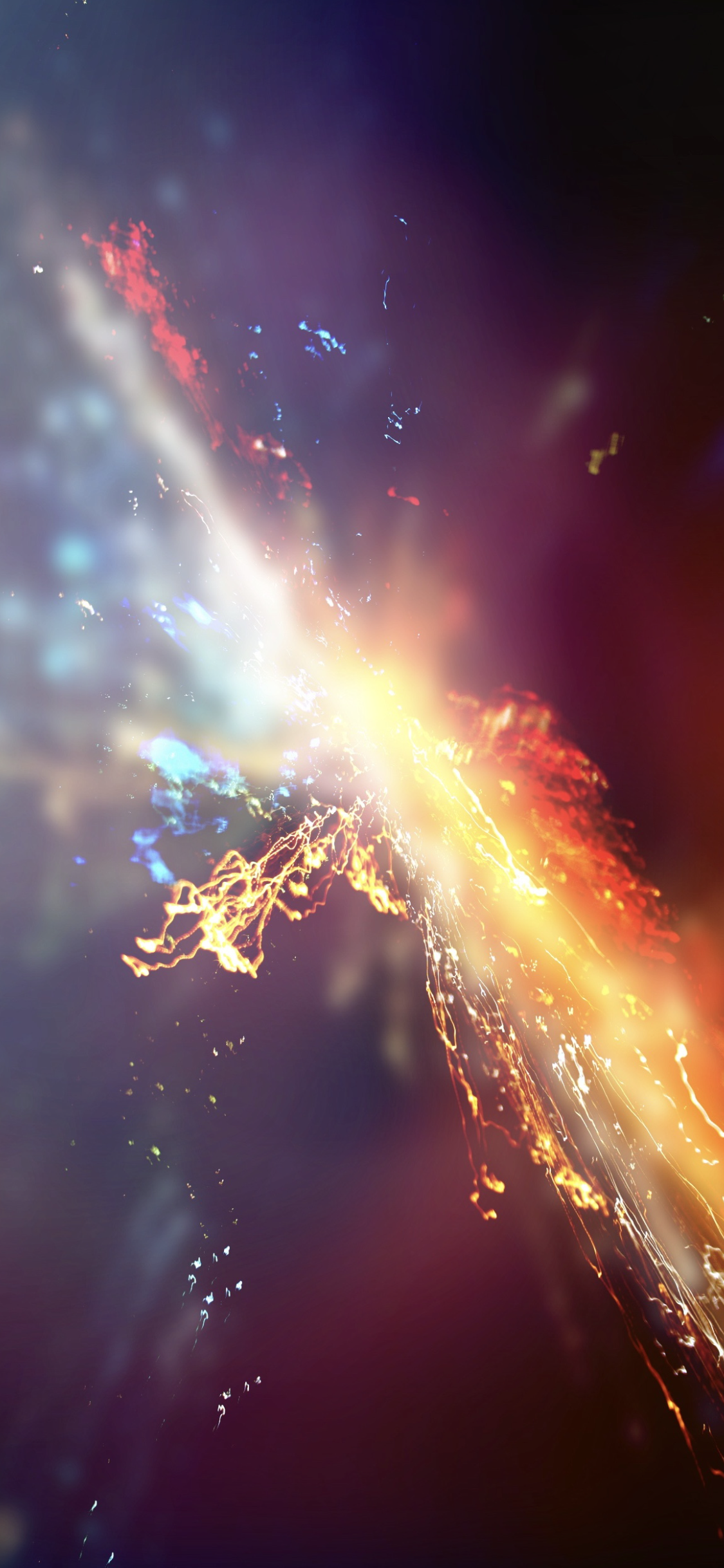 Explosión, de Colores, Android, Ios, IOS 14. Wallpaper in 1125x2436 Resolution