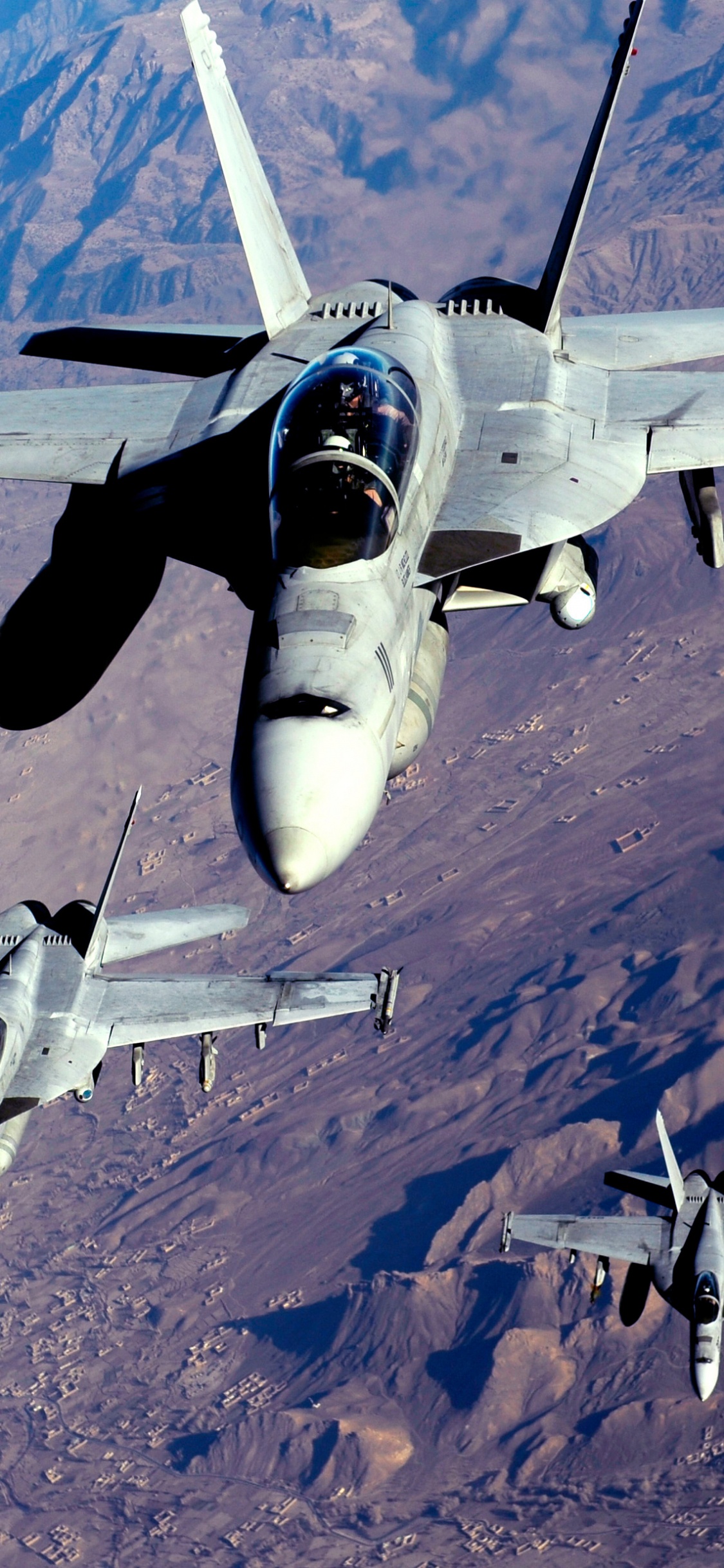 波音F-18E F超级大黄蜂, 美国海军, 军用飞机, 空军, 航空 壁纸 1125x2436 允许