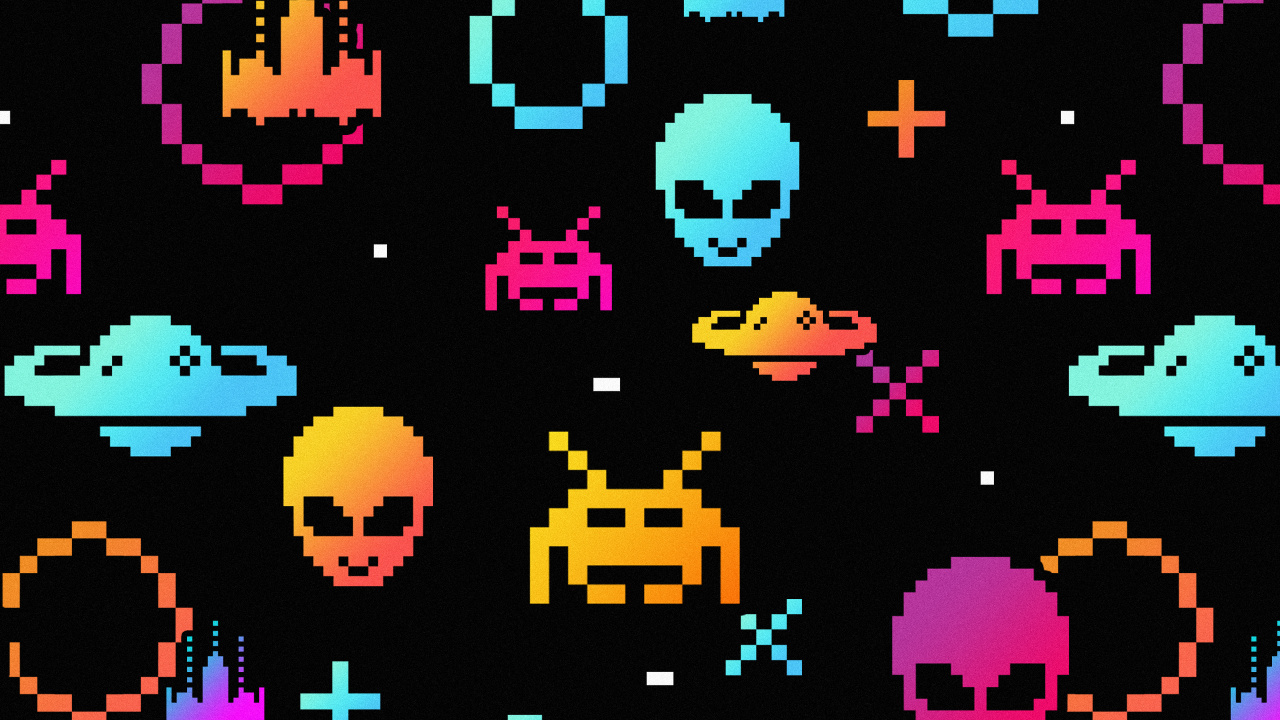 图形设计, 光, 黑色的, 套, 粉红色 壁纸 1280x720 允许