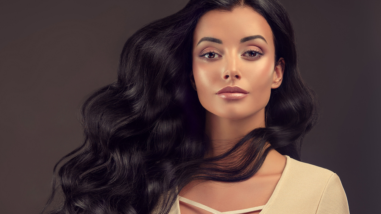 Haar, Braune Haare, Perücke, Frisur, Schönheit. Wallpaper in 1280x720 Resolution