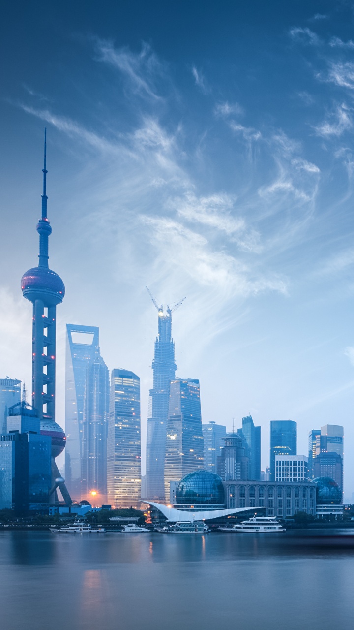 City Skyline Under Blue Sky During Daytime. Wallpaper in 720x1280 Resolution