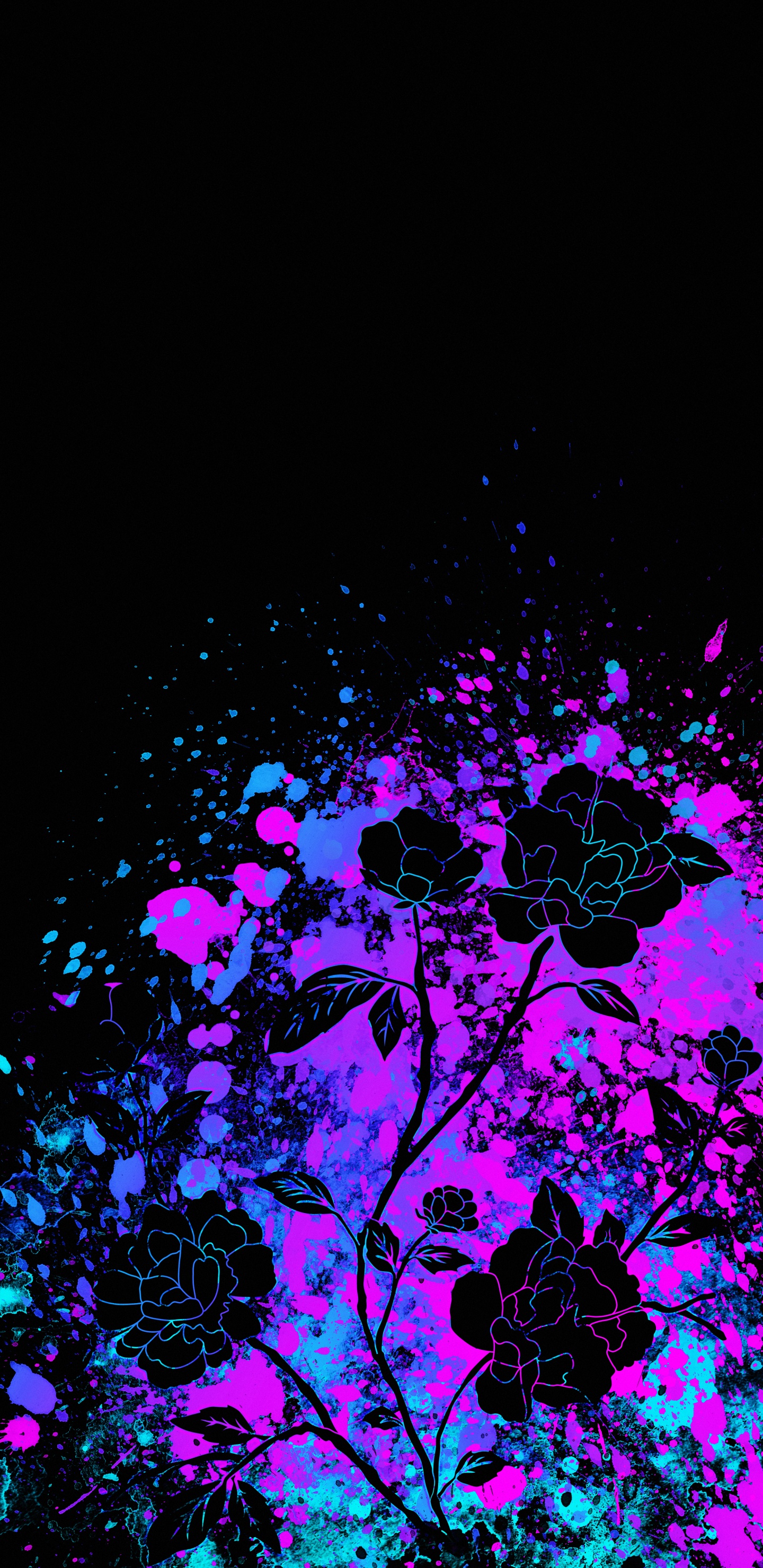 Luz, Manzana, Morado, Violeta, Pétalo. Wallpaper in 1440x2960 Resolution