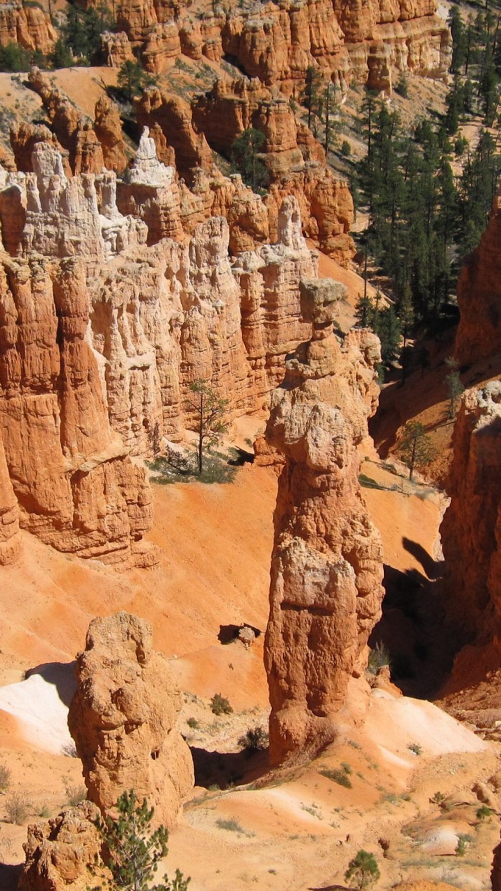 Brown Rock Formation During Daytime. Wallpaper in 720x1280 Resolution
