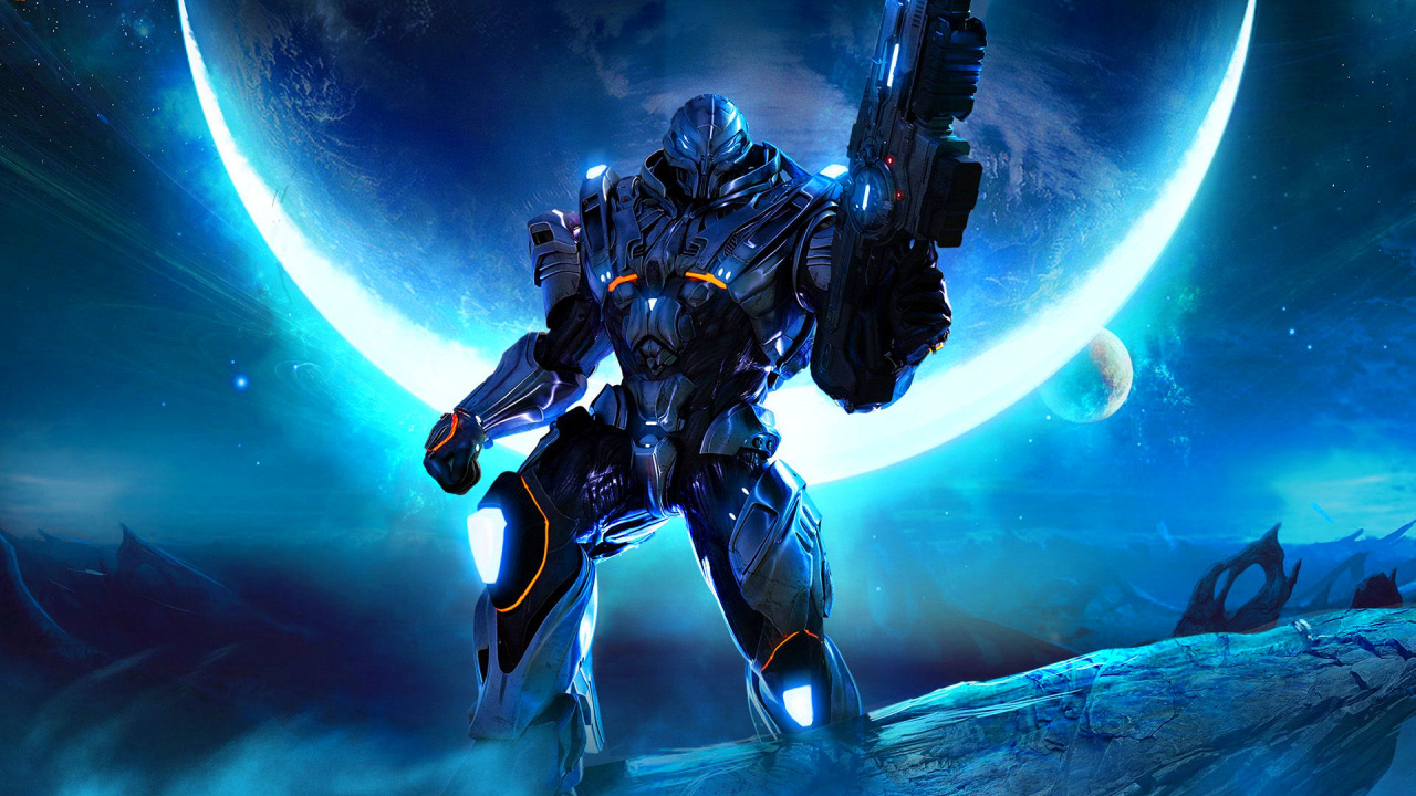Mecha, Space, pc Game, Power Armor Video Games, Extreme Sport. Wallpaper in 1280x720 Resolution