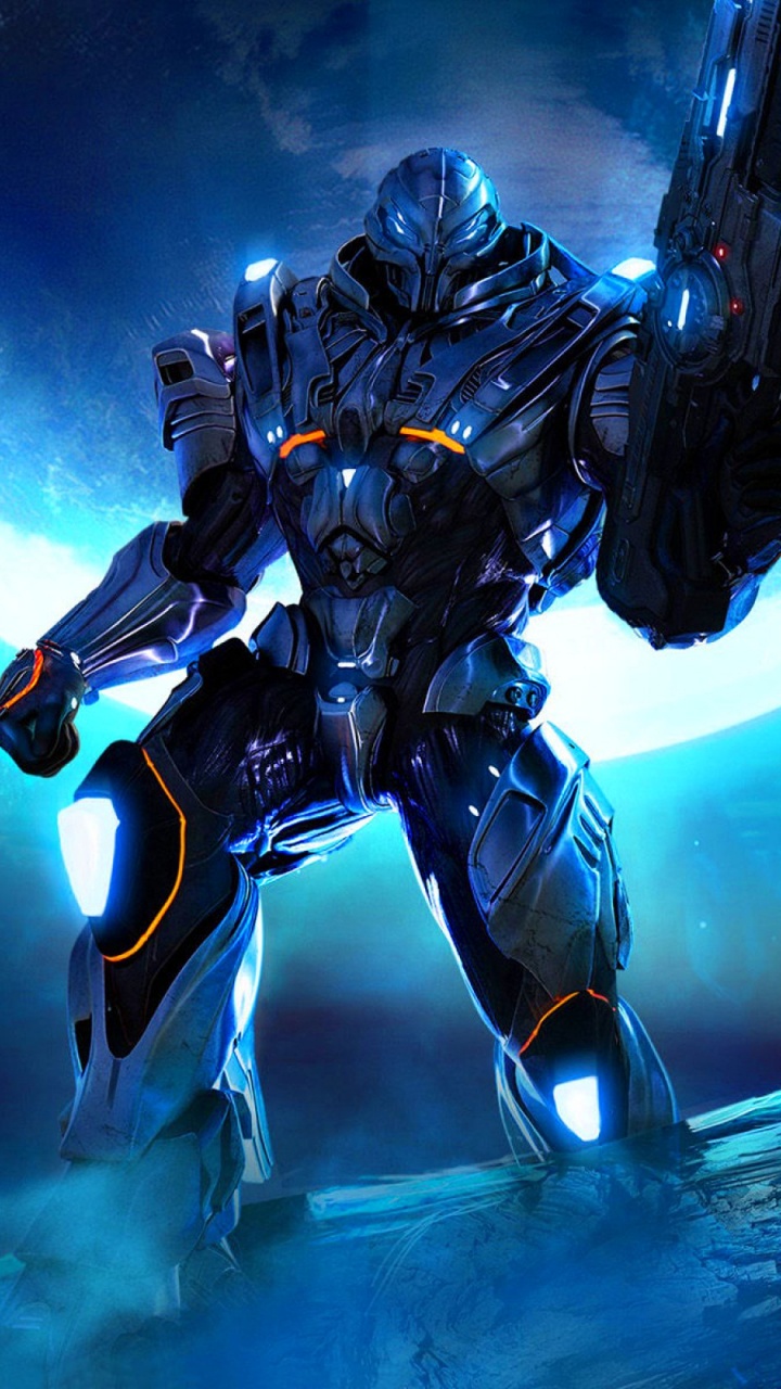 Mecha, Space, pc Game, Power Armor Video Games, Extreme Sport. Wallpaper in 720x1280 Resolution