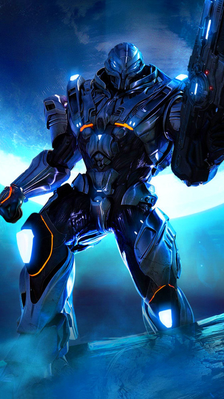 Mecha, Space, pc Game, Power Armor Video Games, Extreme Sport. Wallpaper in 750x1334 Resolution