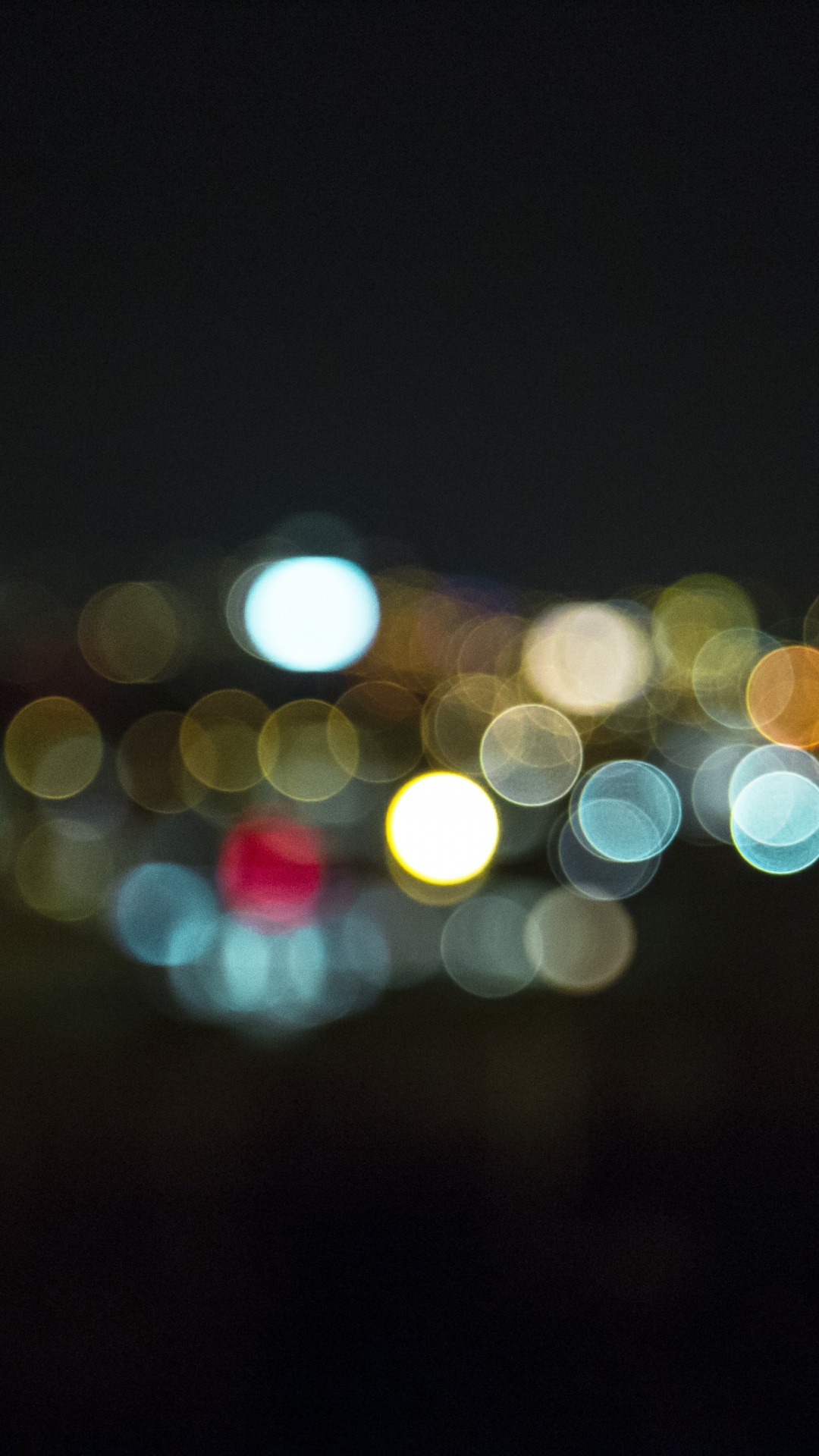 Yellow and Red Bokeh Lights. Wallpaper in 1080x1920 Resolution