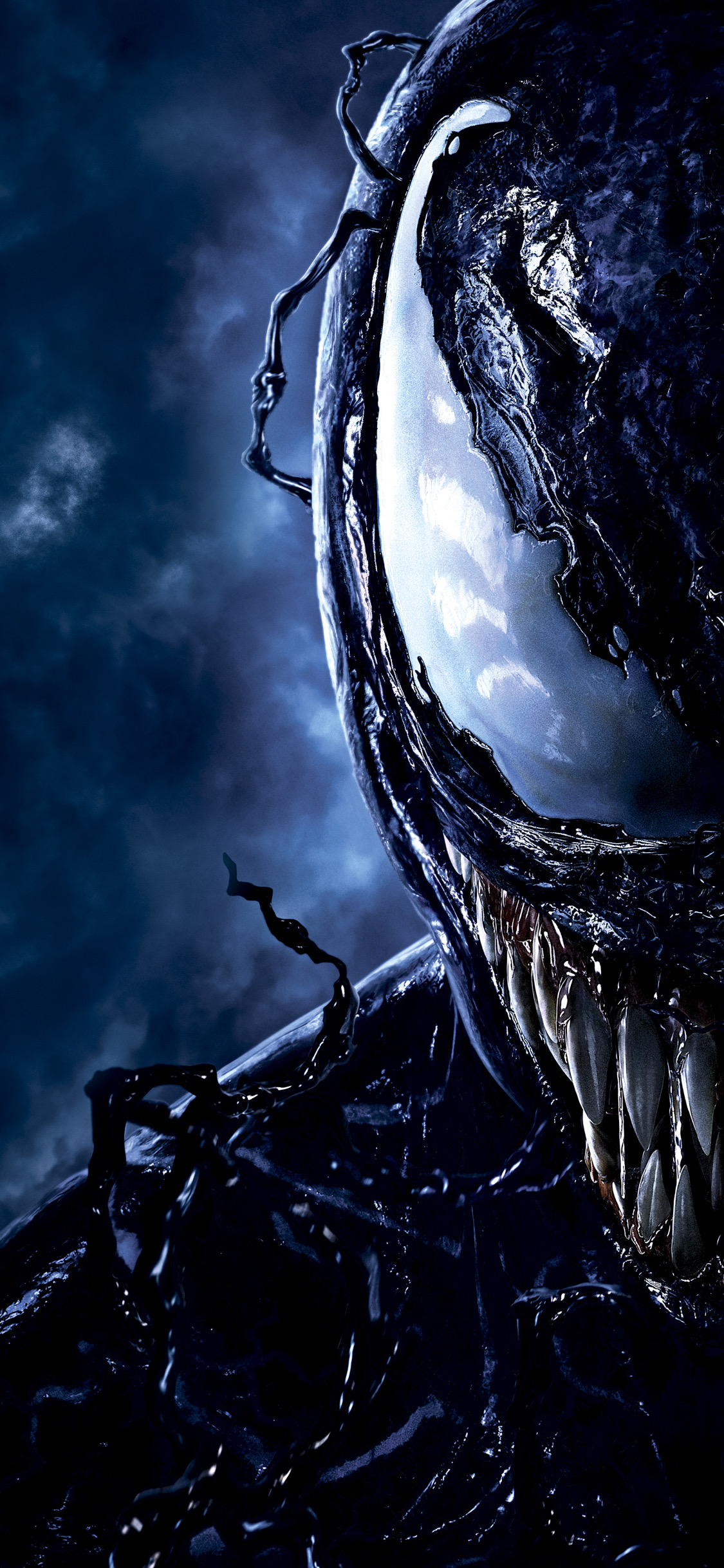 Venom, Smartphone, Android, Cloud, Liquid. Wallpaper in 1125x2436 Resolution