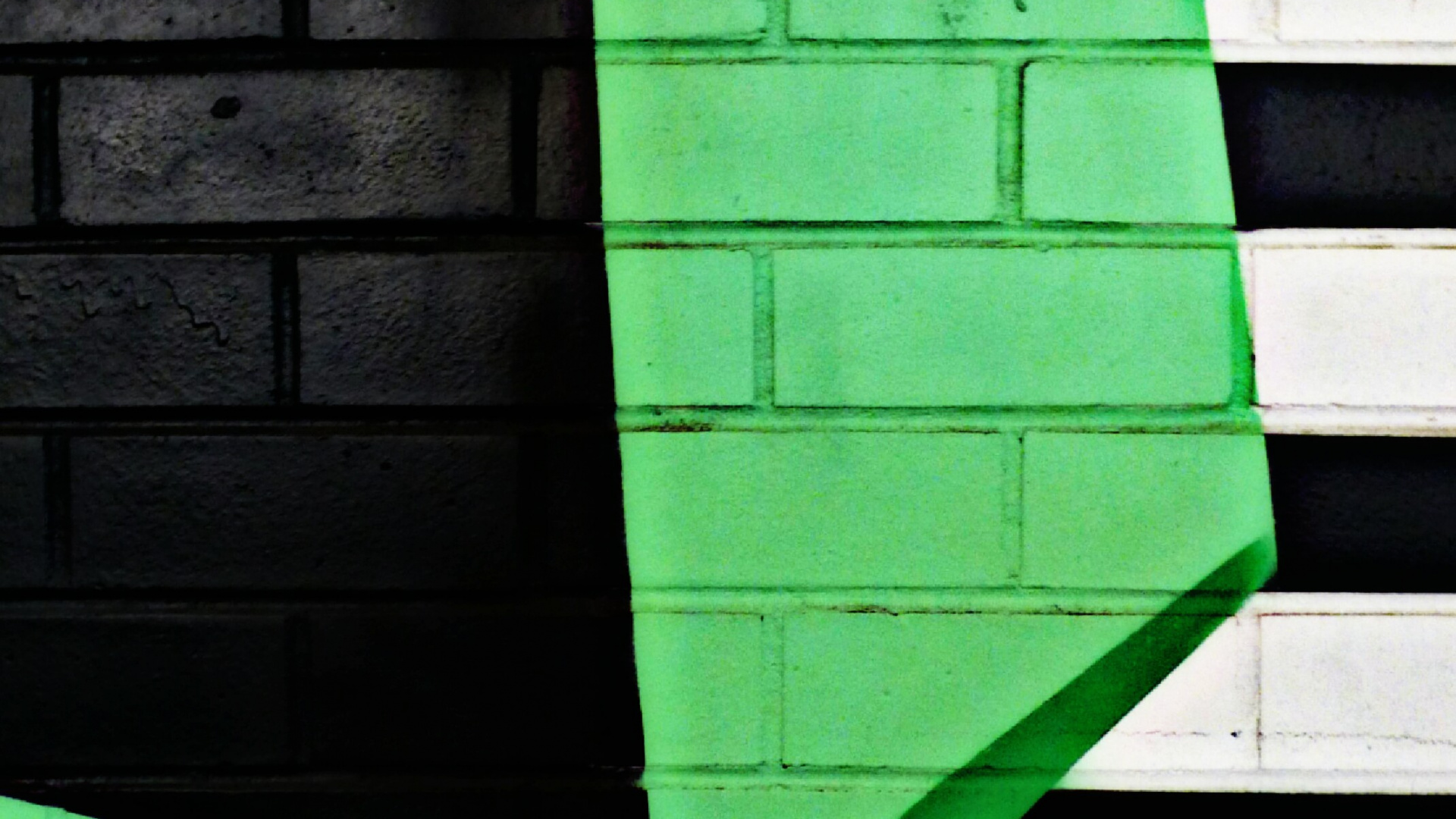 Edificio, Sobre Arte Mural, Verde, Material Compuesto, Pintura. Wallpaper in 1920x1080 Resolution