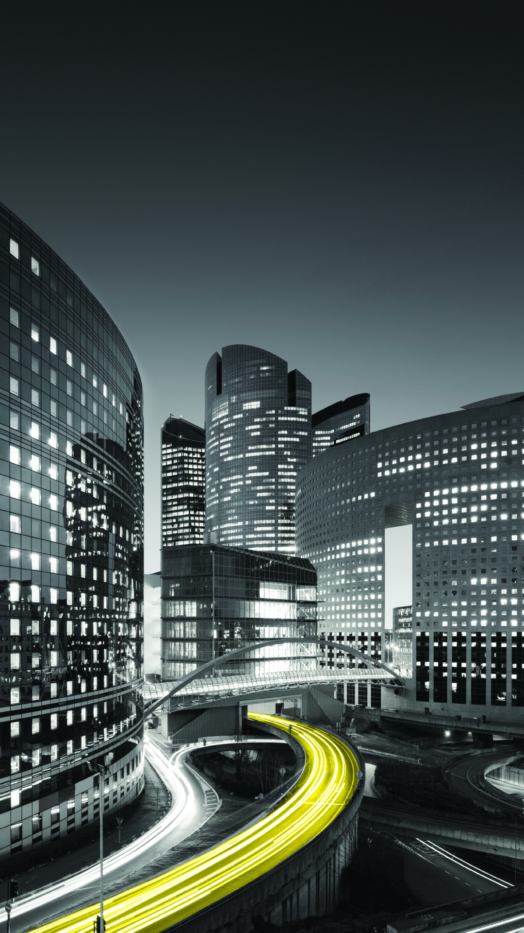 Time Lapse Photography of City Buildings During Night Time. Wallpaper in 1080x1920 Resolution