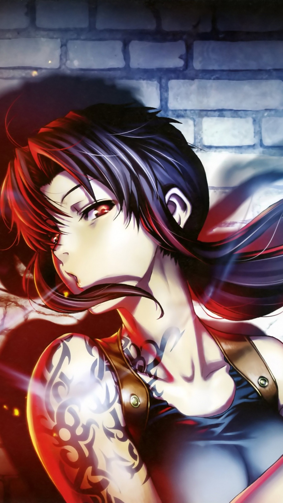 Mujer en Personaje de Anime de Pelo Rojo. Wallpaper in 1080x1920 Resolution