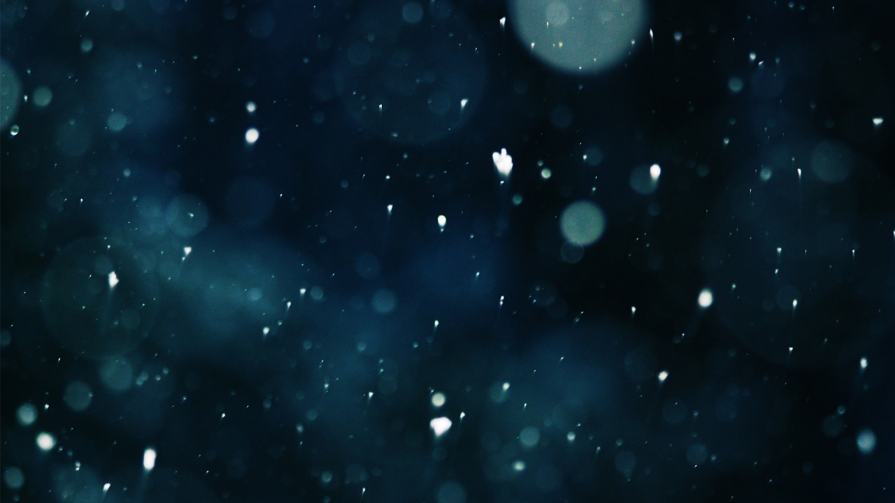 Bokeh de Lumière Blanche et Bleue. Wallpaper in 1280x720 Resolution