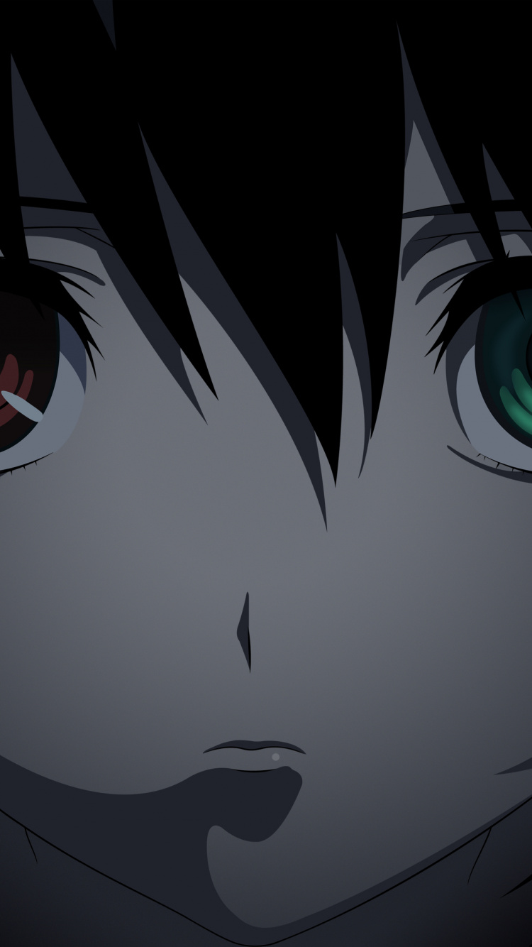 Personnage D'anime Masculin Aux Cheveux Noirs. Wallpaper in 750x1334 Resolution