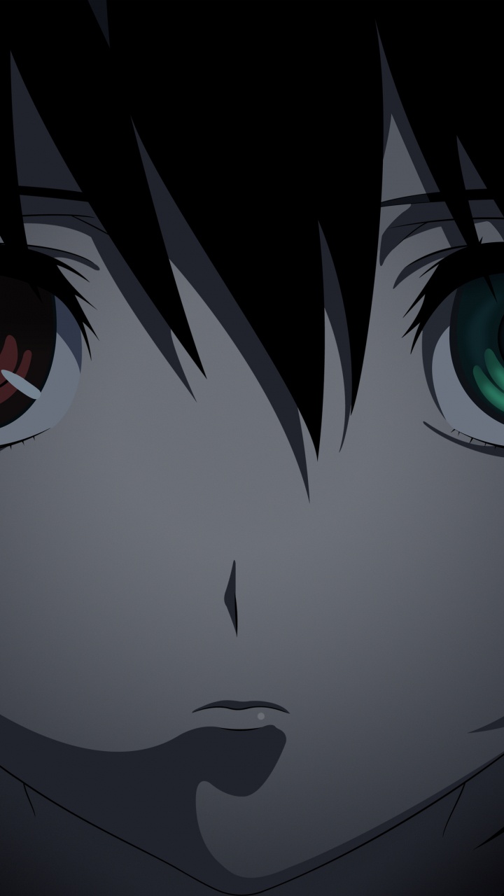 Black Haired Male Anime Character. Wallpaper in 720x1280 Resolution