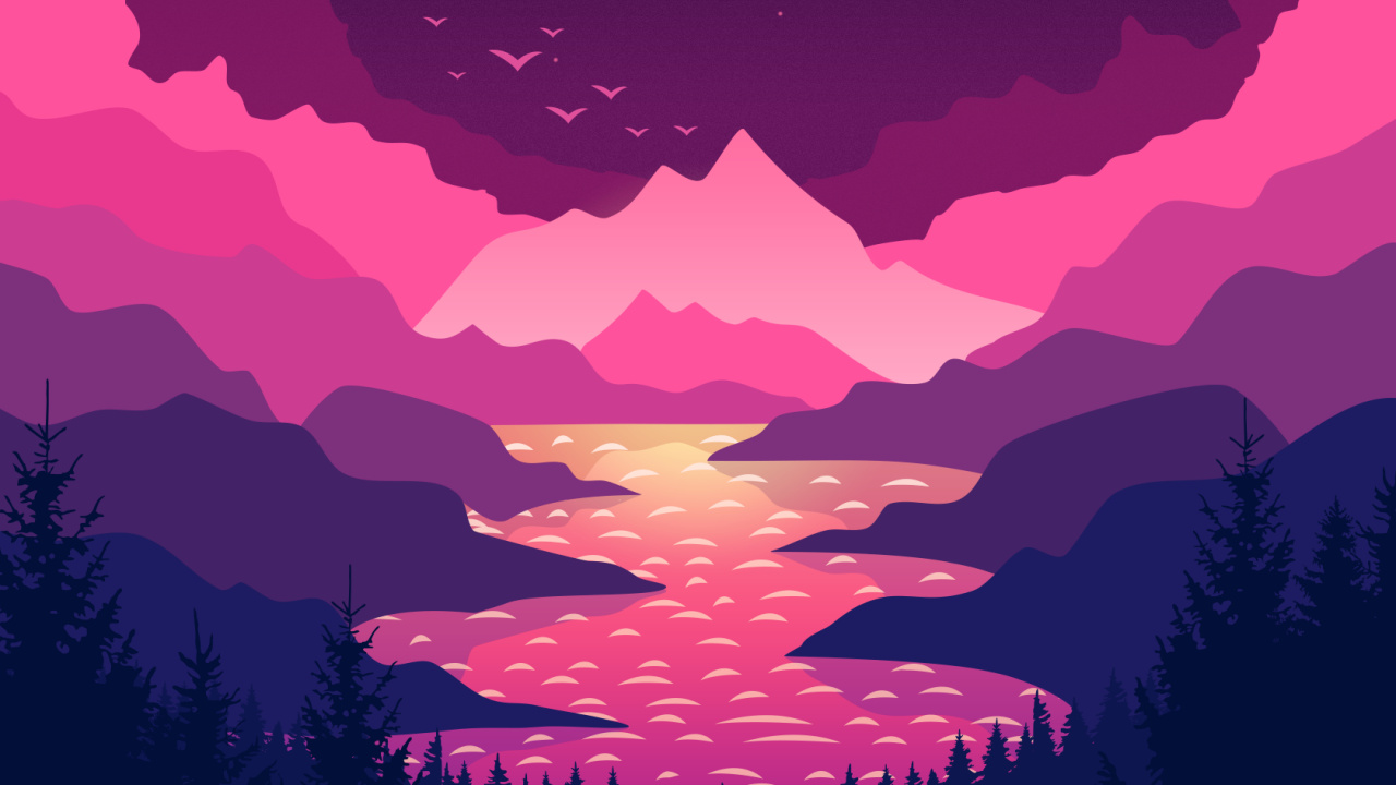 Wifiman Ubiquiti, Atmosphère, L'écorégion, Afterglow, Nature. Wallpaper in 1280x720 Resolution