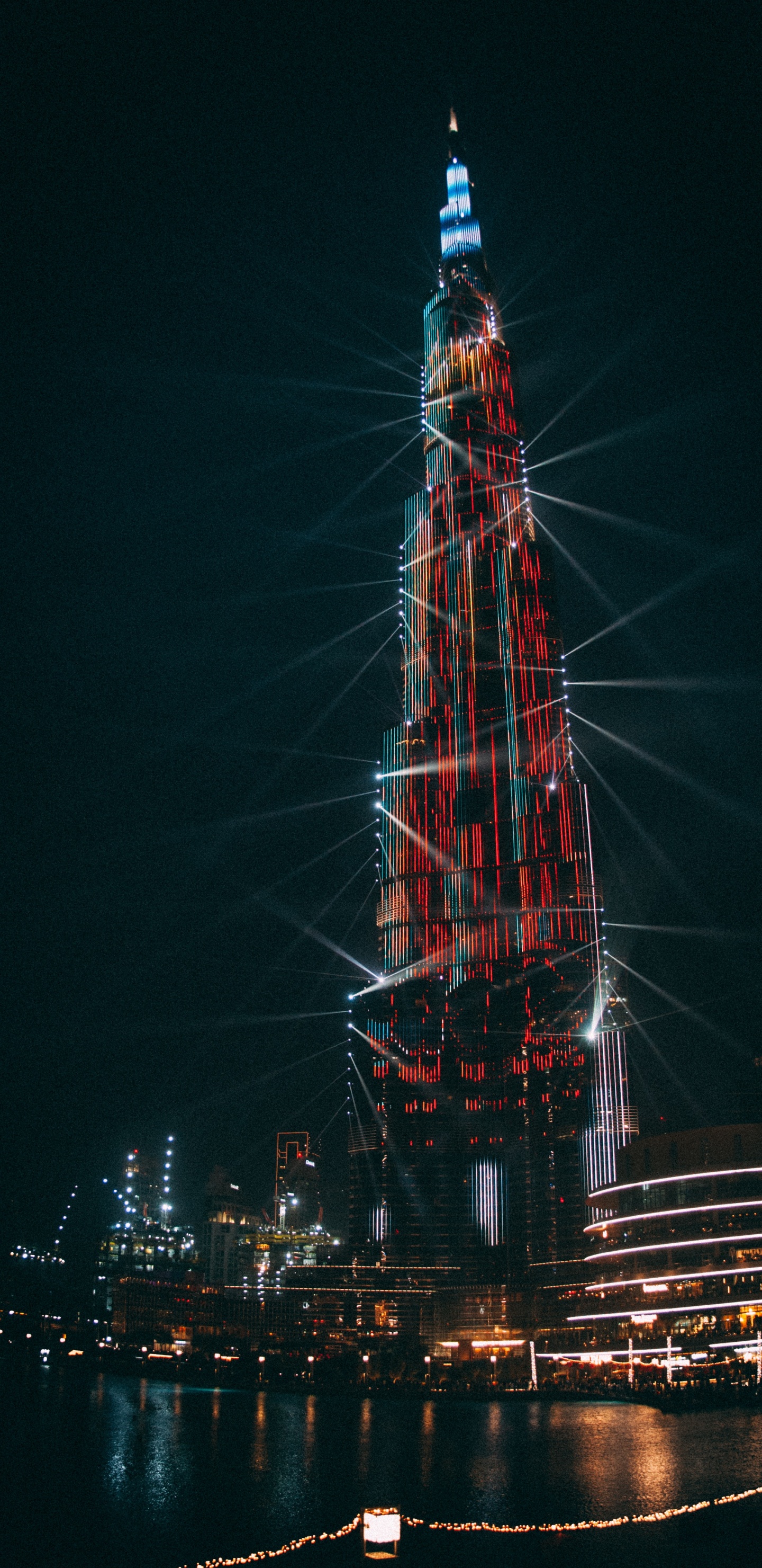 Burj Khalifa, Dubai Mall, Burj al Arab, The Lost Chambers Aquarium, Dubai Metro. Wallpaper in 1440x2960 Resolution