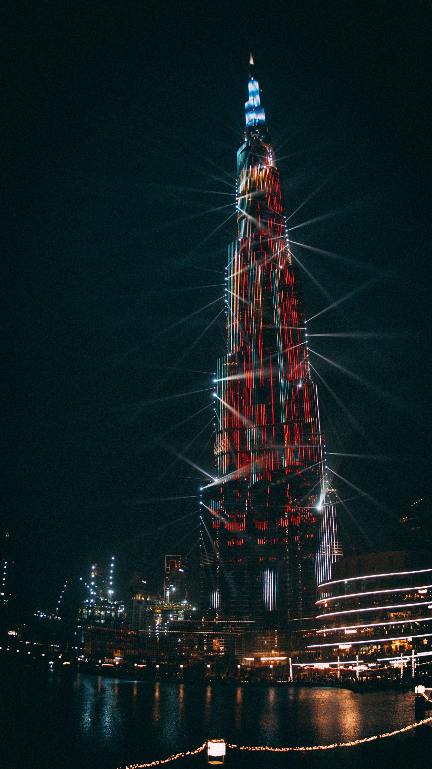 哈利法塔, 阿拉伯塔, 旅行, 旅游业, 电力 壁纸 1440x2560 允许