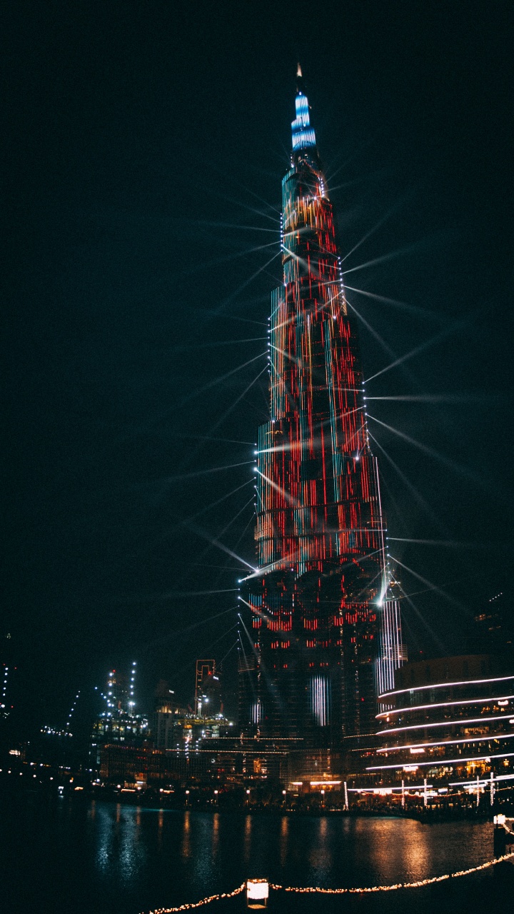 哈利法塔, 阿拉伯塔, 旅行, 旅游业, 电力 壁纸 720x1280 允许