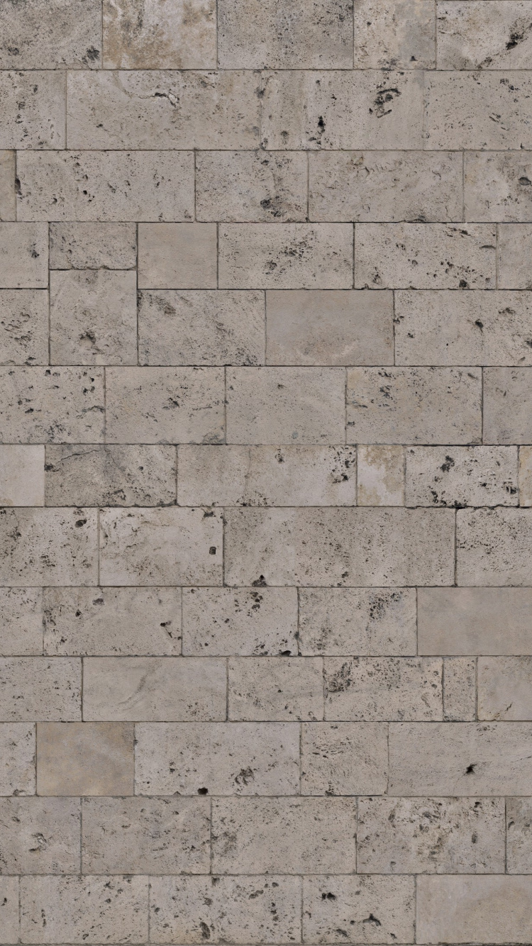 Mur de Briques Marron et Blanc. Wallpaper in 750x1334 Resolution