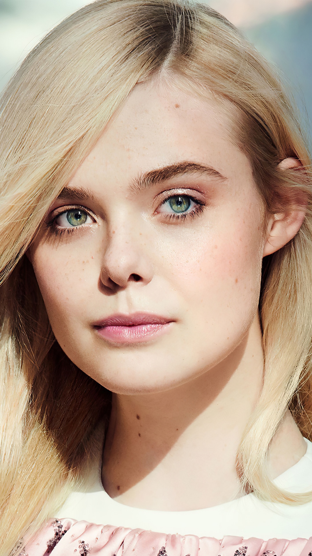 Elle Fanning, Maleficent Mistress of Evil, Forehead, Face, Nose. Wallpaper in 1080x1920 Resolution