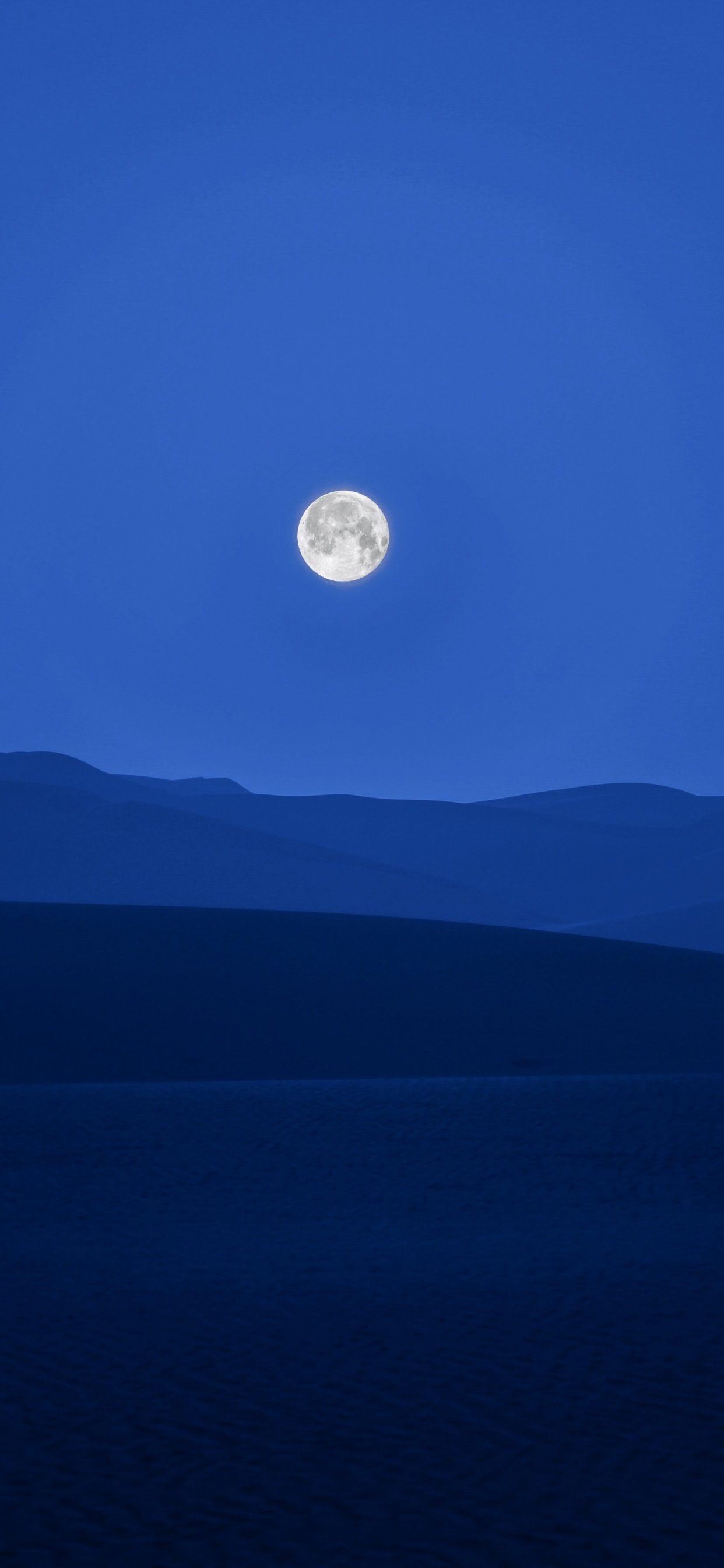 Natur, Atmosphäre, Mond, Blau, Naturlandschaft. Wallpaper in 1242x2688 Resolution