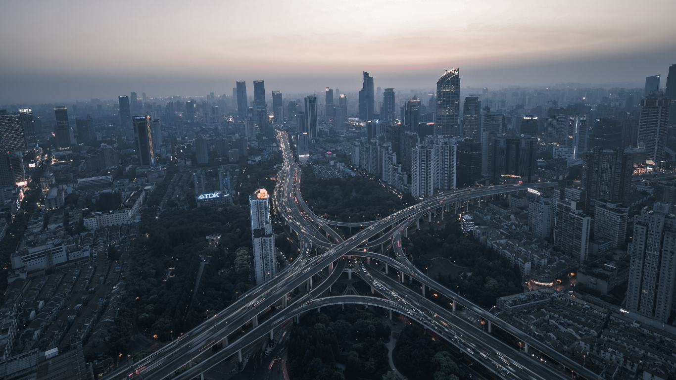 城市景观, 城市, 大都会, 天际线, 人类住区 壁纸 1366x768 允许