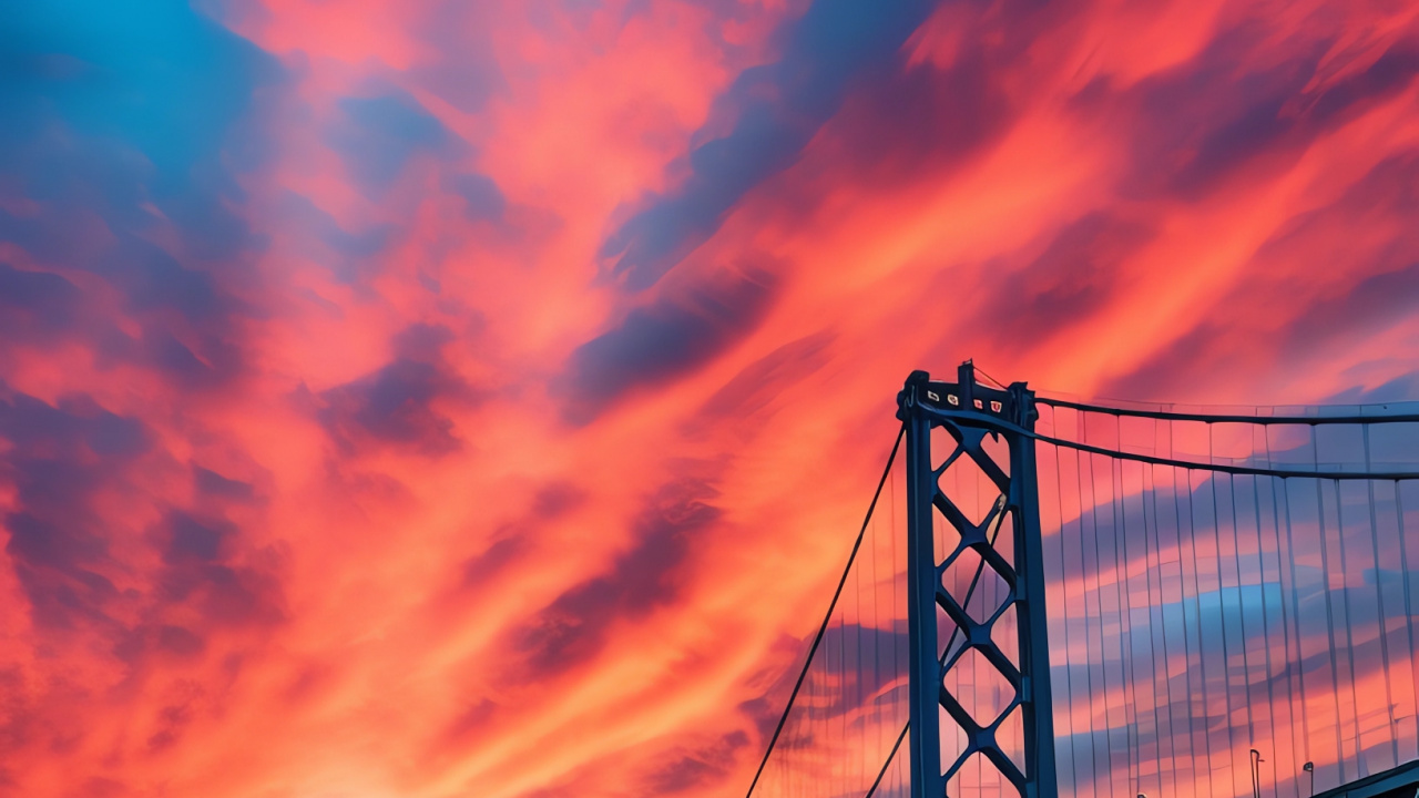 Puente, Afterglow, Remix, Agua, Ambiente. Wallpaper in 1280x720 Resolution