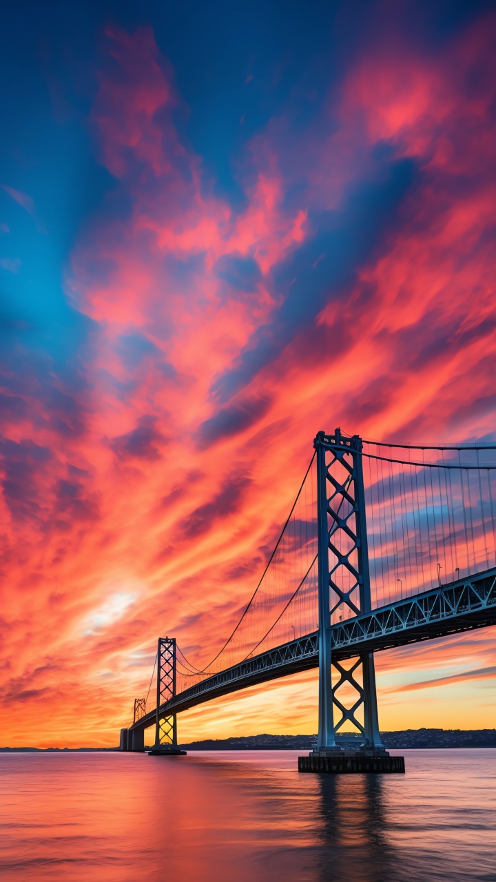 Puente, Afterglow, Remix, Agua, Ambiente. Wallpaper in 720x1280 Resolution